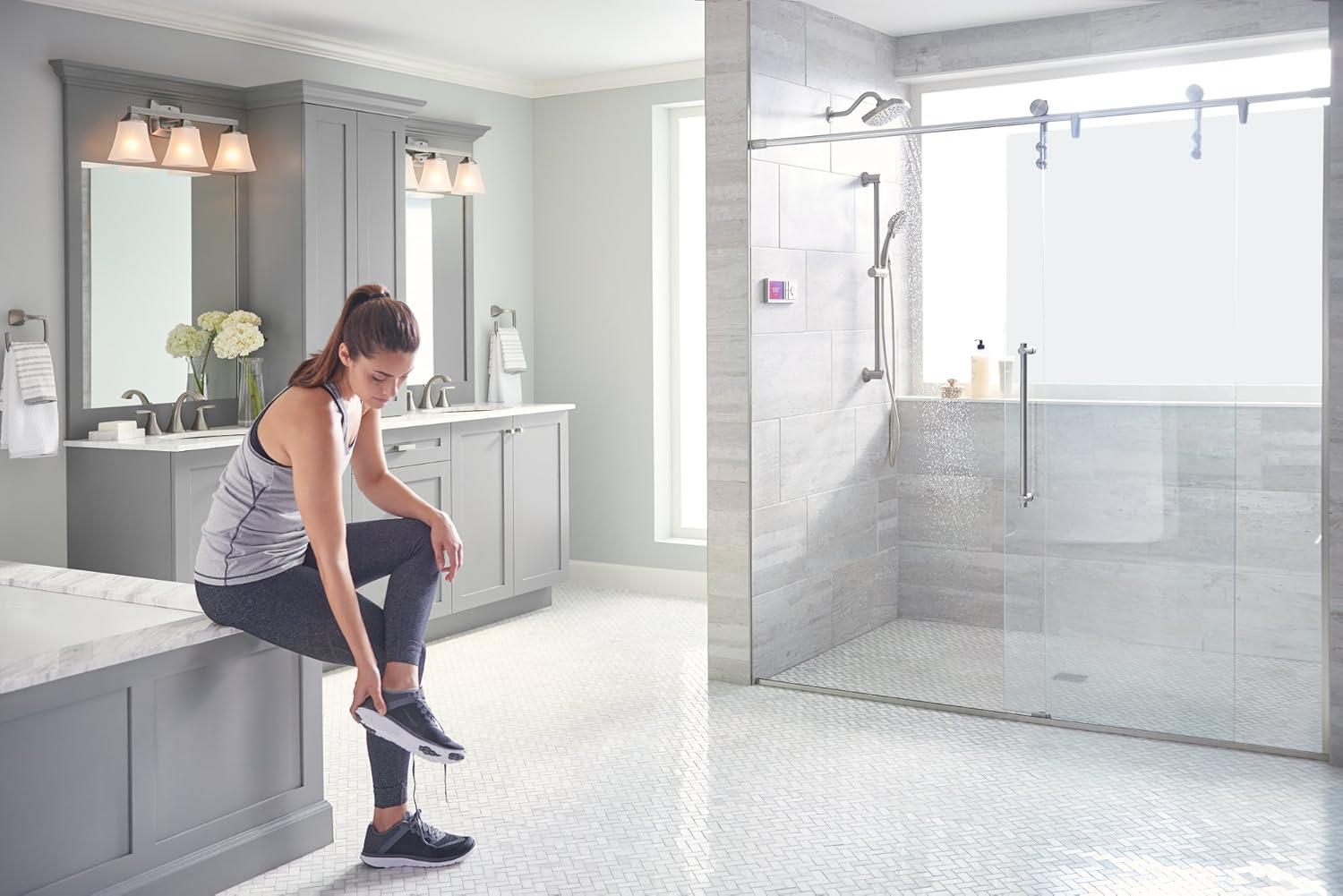 image:imageMoen Terra Beige Smart Shower 2Outlet Digital Water System Controller for Thermostatic Shower Valve TS3302TBTerra Beige