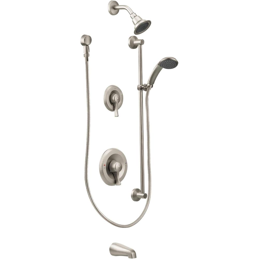 image:imageMoen Commercial MDURA Classic brushed Nickel PosiTemp Trim Kit without Valve 25gpm T8343CBN