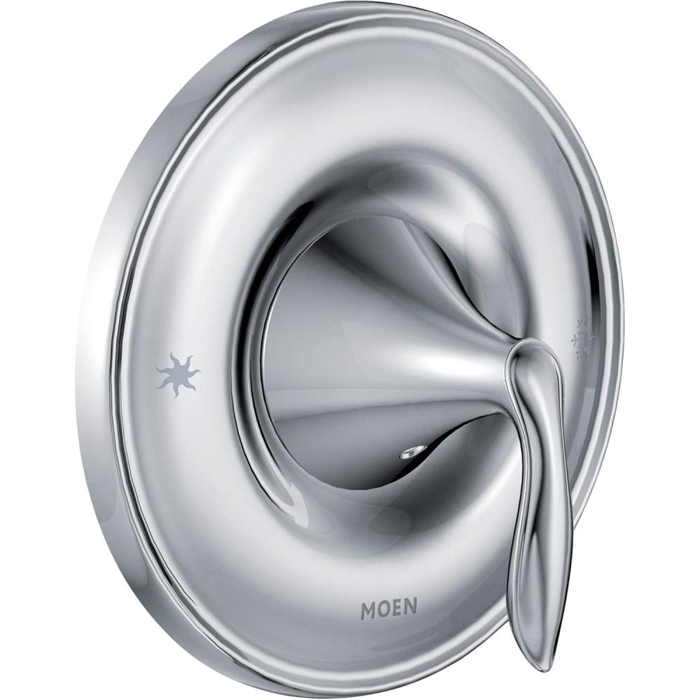 image:imageMoen Eva Brushed Nickel 1Handle PosiTemp Pressure Balancing Valve Trim Kit Valve Required T2131BNChrome