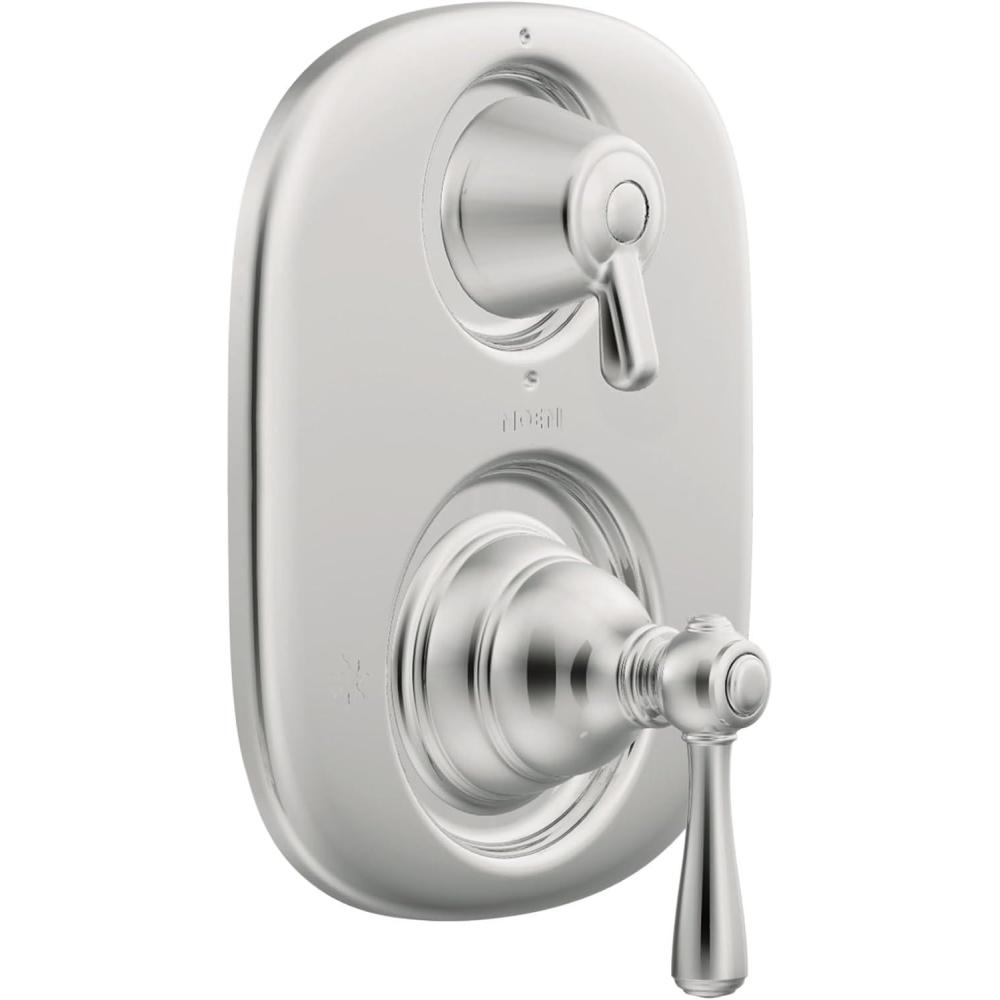 image:imageMoen Kingsley Brushed Nickel Moentrol Shower Valve with 3Function Integrated Diverter Valve Trim Valve Required T4111BNChrome