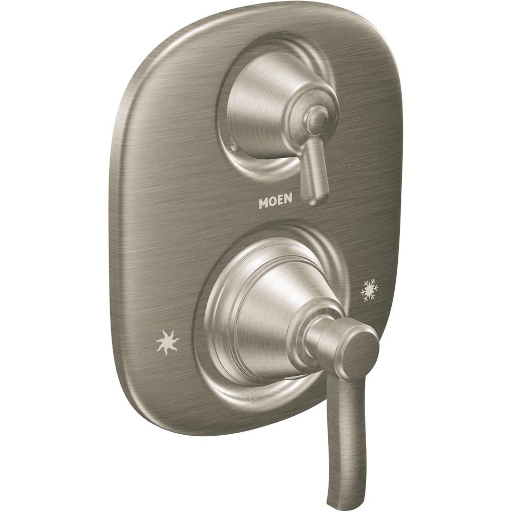 image:imageMoen Rothbury TS4211BN Moentrol Shower Valve with 3Function Integrated Diverter Valve Trim Valve Required Brushed NickelPack of 1