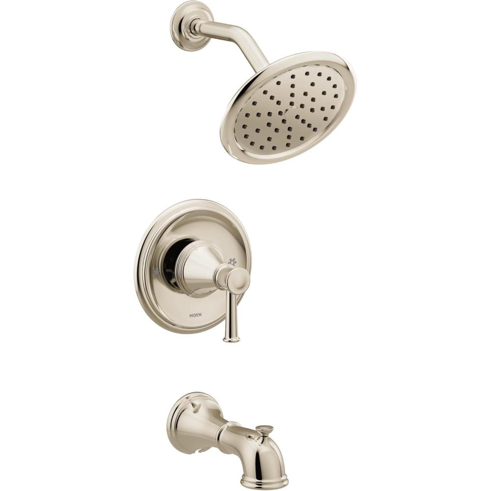 image:imageMoen T2313BLBelfield PosiTemp Tub and Shower Trim Kit Valve RequiredPolished Nickel