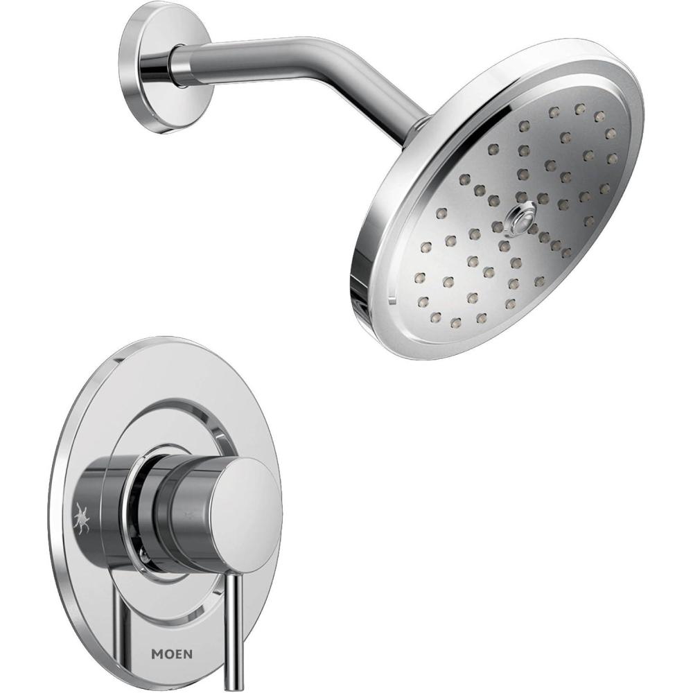 image:imageMoen T3292 Align Moentrol Volume Control Modern Shower Trim Kit Valve Required ChromeChrome