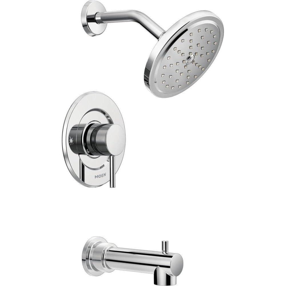 image:imageMoen T3293 Align Moentrol Volume Control Modern Tub and Shower Trim Kit Valve Required Chrome