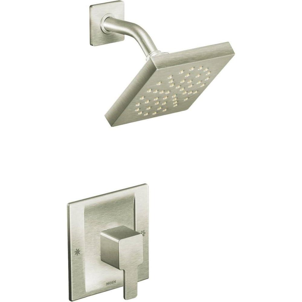 image:imageMoen TS3715BN 90Degree Moentrol Modern Shower Trim Kit Valve Required Brushed Nickel