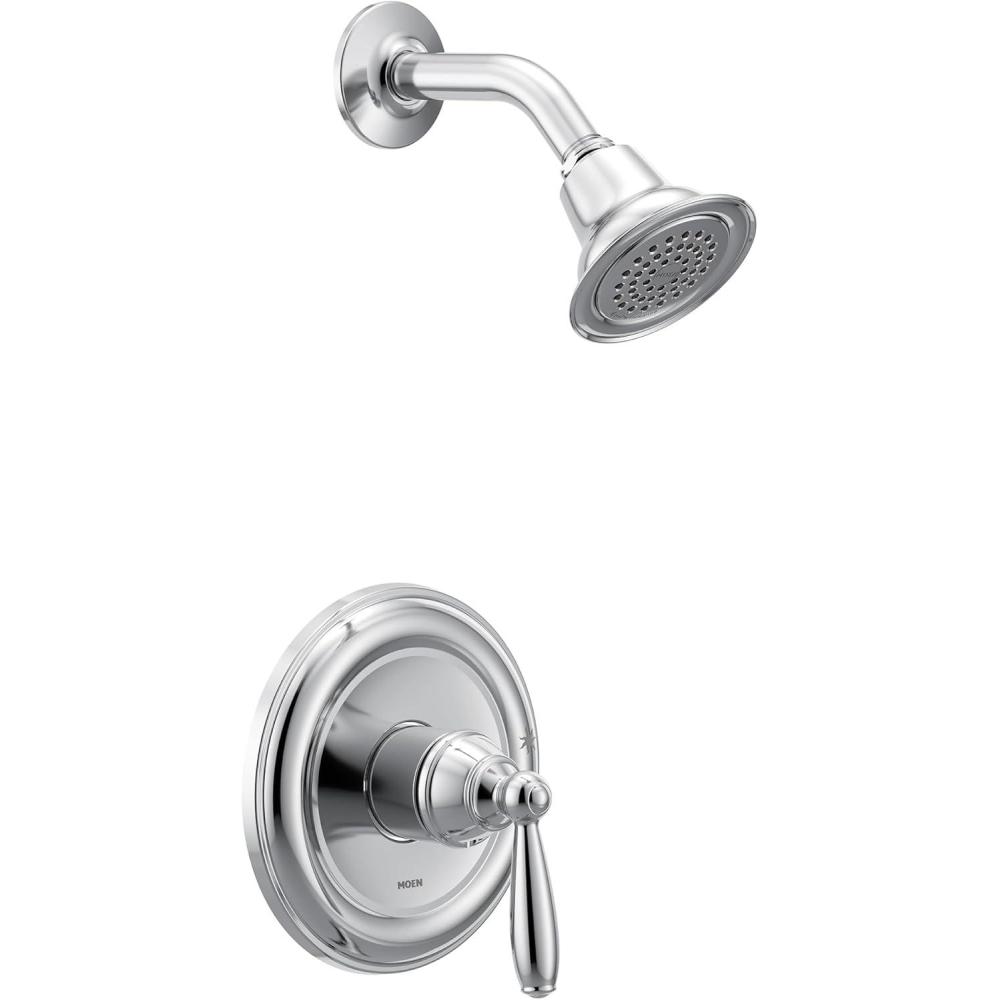 image:imageMoen UT2152EP Brantford MCORE 2Series 1Handle Tub and Shower Trim Kit Valve Required ChromeChrome