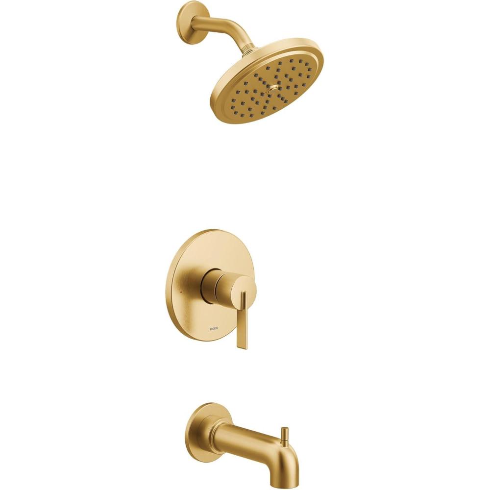 image:imageMoen UT2263EPBG CIA Collection MCORE 2Series Eco Performance 1Handle Tub and Shower Trim Kit Valve Required Brushed GoldBrushed Gold