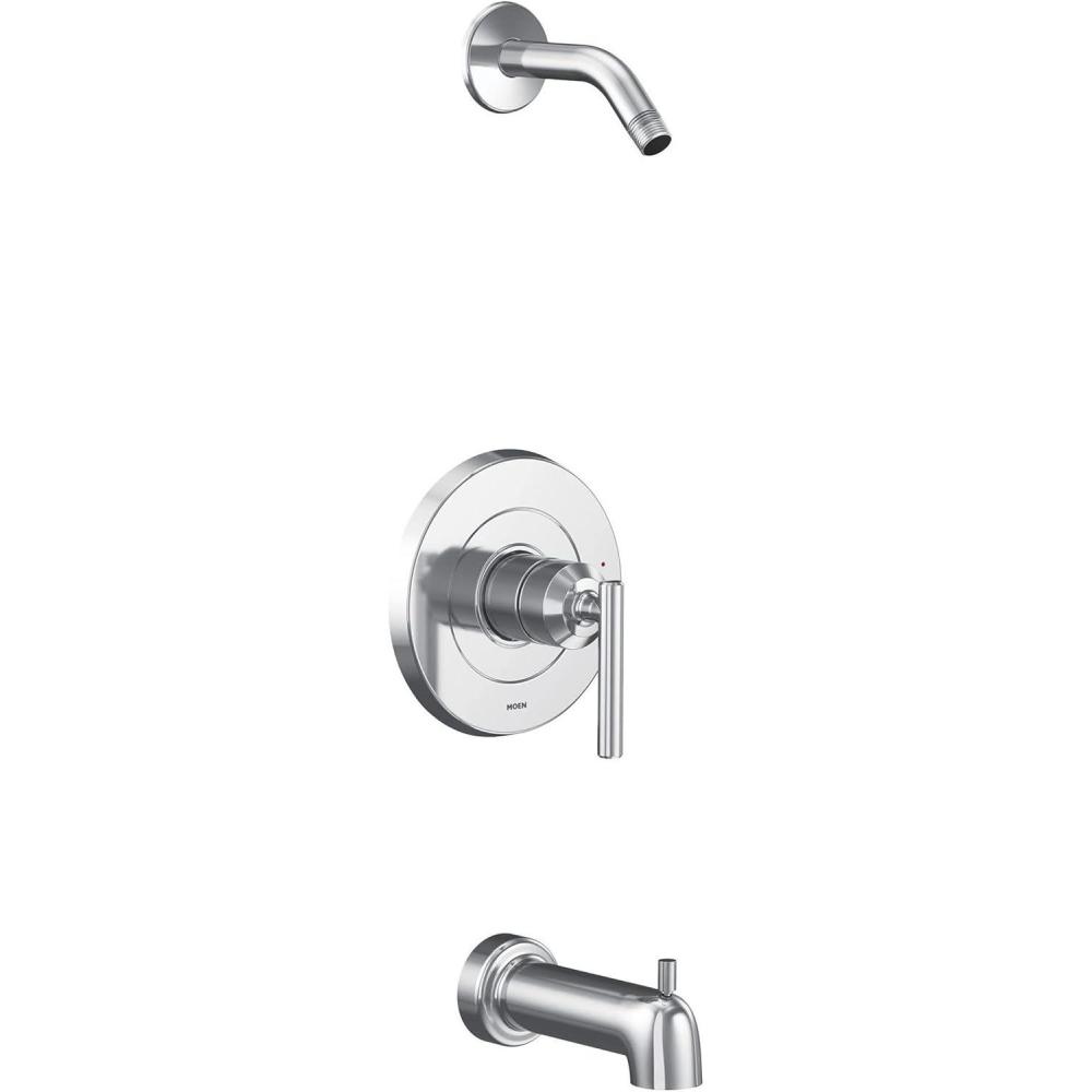 image:imageMoen UT2903NHBN Gibson MCORE 3Series 1Handle Tub and Shower Trim Kit Valve Required Brushed NickelChrome