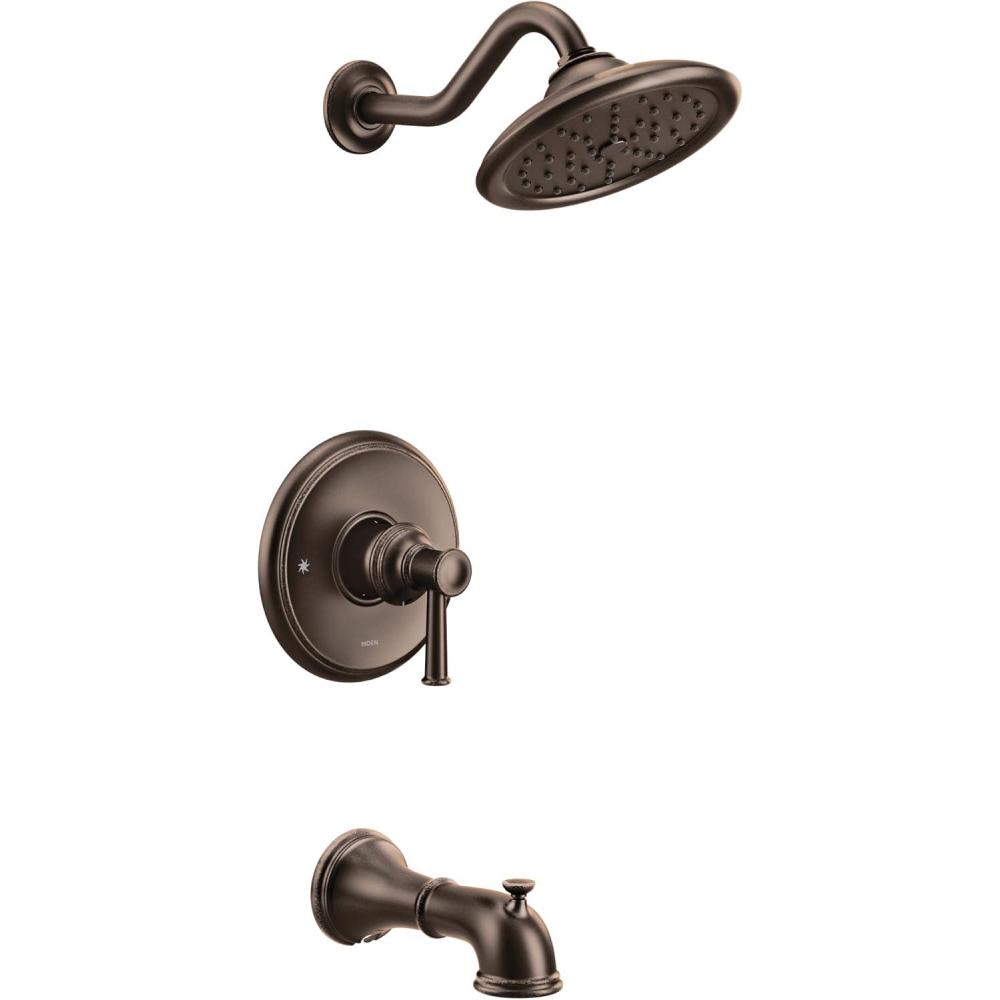 image:imageMoen UT3313EPNL Belfield MCORE 3Series 1Handle EcoPerformance Tub and Shower Trim Kit Valve Required Polished NickelOil Rubbed Bronze