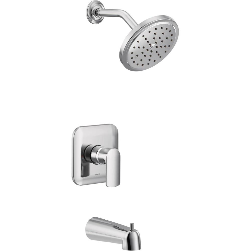 image:imageMoen UT3813EPBN Align MCORE 3Series 1Handle EcoPerformance Tub and Shower Trim Kit Valve Required ChromeChrome