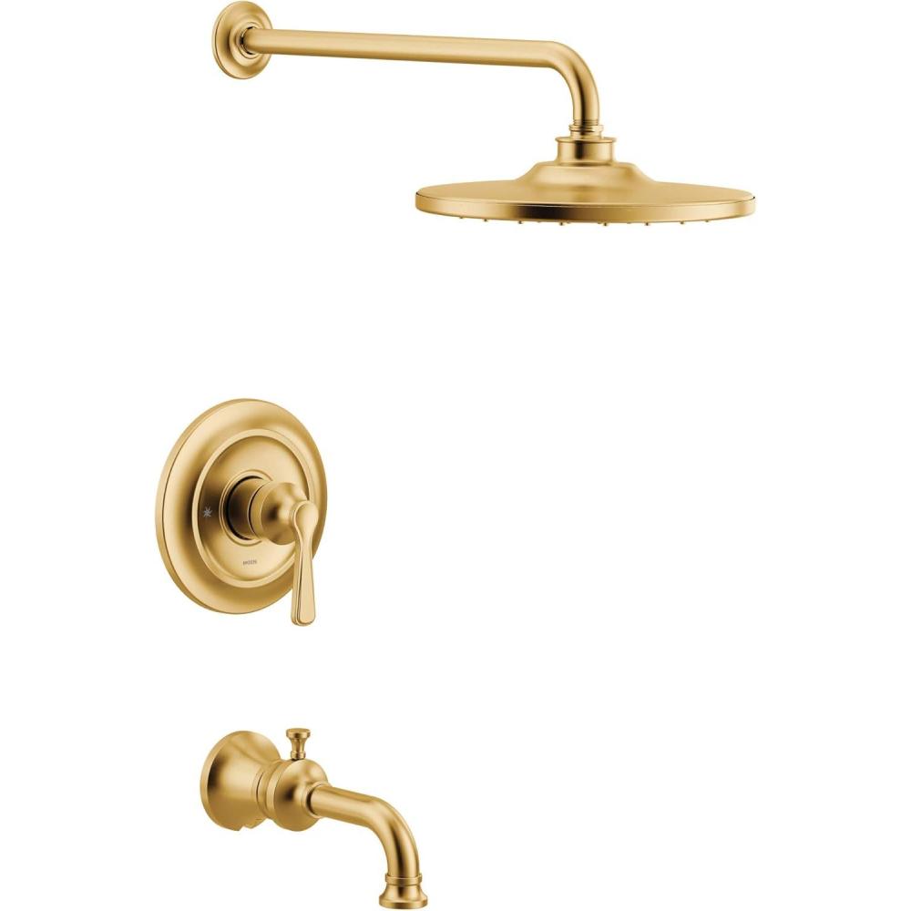 image:imageMoen UTS344303EPBG Colinet MCORE 3Series 1Handle EcoPerformance Tub and Shower Trim Kit Valve Required Brushed GoldBrushed Gold