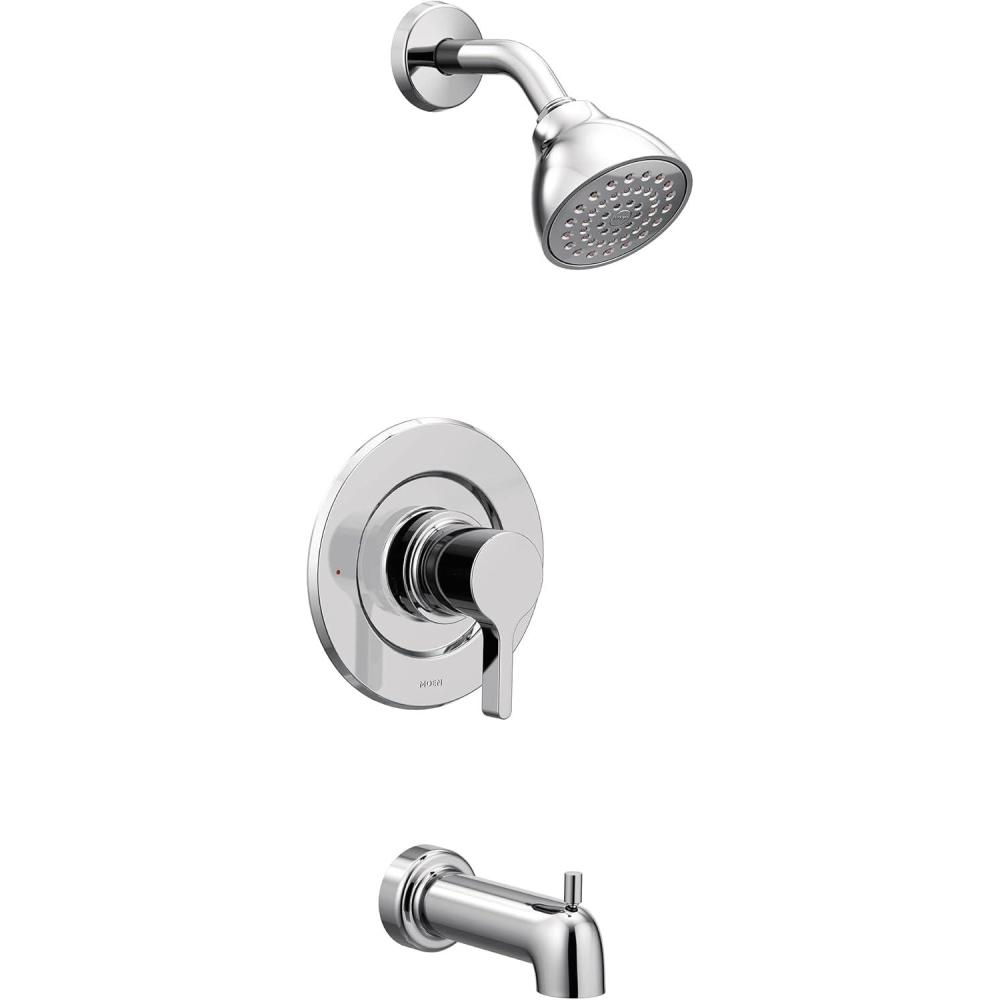 image:imageMoen Vichy Chrome Bathroom Tub Shower Faucet System without Valve T2663EP1