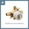 Moen Align Brushed Nickel M-CORE 2-Series 1-Handle Tub and Shower Trim Kit, Valve Required, UT2193EPBN(Chrome)