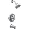 Moen T2113BN Kingsley Posi-Temp Tub and Shower Trim Kit Valve Required, Brushed Nickel(Chrome)