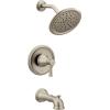Moen T2313EPNL Belfield Posi-Temp Eco-Performance Tub and Shower Trim Kit, Valve Required, Polished Nickel(Brushed Nickel)