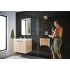 Moen TS2712 Posi-Temp Square High Pressure Shower Head and Single Handle Shower Trim Kit, Valve Required, Chrome(Brushed Nickel)