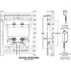 Moen Terra Beige Smart Shower 2-Outlet Digital Water System Controller for Thermostatic Shower Valve, TS3302TB(Valve Only)