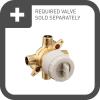 Moen UTS3773EP Via M-CORE 3-Series 1-Handle Eco-Performance Tub and Shower Trim Kit, Valve Required, Chrome(Chrome)