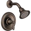 Moen Brantford Brushed Nickel Posi-Temp Pressure Balancing Shower Trim Kit with Shower Head and Lever Handle, Valve Required, T2152BN(Oil Rubbed Bronze)