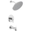 Moen Cia Brushed Gold M-CORE 3-Series 1-Handle Tub and Shower Trim Kit, Valve Required, UT3363BG(Chrome)