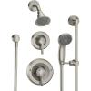 Moen Commercial Classic Posi Temp Shower System with Handheld for Bathroom, Valve Required, Brushed Nickel Finish, T8342EP15CBN(Classic Brushed Nickel)