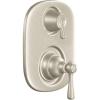 Moen Kingsley Brushed Nickel Moentrol Shower Valve with 3-Function Integrated Diverter Valve Trim, Valve Required, T4111BN(Brushed Nickel)