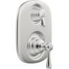 Moen Kingsley Brushed Nickel Moentrol Shower Valve with 3-Function Integrated Diverter Valve Trim, Valve Required, T4111BN(Chrome)