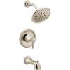 Moen T2313BLBelfield Posi-Temp Tub and Shower Trim Kit, Valve Required(Polished Nickel)