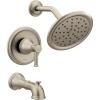 Moen T2313EPNL Belfield Posi-Temp Eco-Performance Tub and Shower Trim Kit, Valve Required, Polished Nickel(Brushed Nickel)