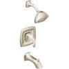Moen T2693EPNL Voss Posi-Temp Pressure Balancing Eco-Performance Tub and Shower Trim Kit, Valve Required, Polished Nickel