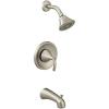Moen T2743EP Glyde Posi-Temp Tub/Shower Faucet, Chrome(Brushed Nickel)