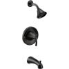 Moen T2743EP Glyde Posi-Temp Tub/Shower Faucet, Chrome(Matte Black)