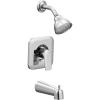 Moen T2813EP Rizon Posi-Temp Eco-Performance Tub and Shower Trim, Valve Required, Chrome(Chrome)