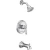 Moen UT2153EP Brantford M-CORE 2-Series 1-Handle Tub and Shower Trim Kit, Valve Required, Chrome(Chrome)