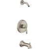 Moen UT2153NH Brantford M-CORE 3-Series 1-Handle Tub and Shower Trim Kit, Valve Required, Chrome(Brushed Nickel)