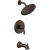 Moen UT2253EPORB Brantford M-CORE 2-Series 1-Handle Tub and Shower Trim Kit, Valve Required, Oil Rubbed Bronze(Oil Rubbed Bronze)