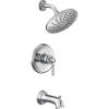 Moen UT2283EPORB Dartmoor M-CORE 2-Series 1-Handle Tub and Shower Trim Kit, Valve Required, Oil Rubbed Bronze(Chrome)