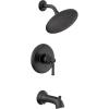 Moen UT2283EPORB Dartmoor M-CORE 2-Series 1-Handle Tub and Shower Trim Kit, Valve Required, Oil Rubbed Bronze(Matte Black)