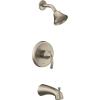 Moen UT2743EPBN Glyde M-CORE 2-Series 1-Handle Tub and Shower Trim Kit, Valve Required, Brushed Nickel(Brushed Nickel)