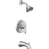 Moen UT2743EPBN Glyde M-CORE 2-Series 1-Handle Tub and Shower Trim Kit, Valve Required, Brushed Nickel(Chrome)