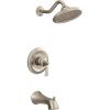Moen UT35503 Wynford M-CORE 3-Series 1-Handle Tub and Shower Trim Kit, Valve Required, Chrome(Brushed Nickel)