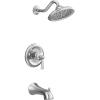Moen UT35503 Wynford M-CORE 3-Series 1-Handle Tub and Shower Trim Kit, Valve Required, Chrome(Chrome)