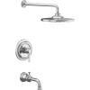 Moen UTS244203EPBL Colinet M-CORE 2-Series 1-Handle Tub and Shower Trim Kit, Valve Required, Matte Black(Chrome)