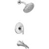 Moen UTS3203 Doux M-CORE 3-Series 1-Handle Tub and Shower Trim Kit, Valve Required, Chrome