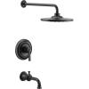 Moen UTS344303EPBG Colinet M-CORE 3-Series 1-Handle Eco-Performance Tub and Shower Trim Kit, Valve Required, Brushed Gold(Matte Black)