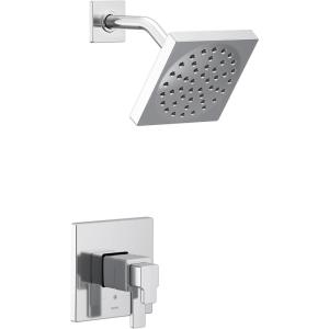 Moen 90 Degree Chrome M-CORE 4-Series Thermostatic Tub and Shower Trim, Valve Required, UTS4713EP(Chrome)