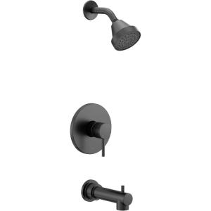 Moen Align Brushed Nickel M-CORE 2-Series 1-Handle Tub and Shower Trim Kit, Valve Required, UT2193EPBN(Matte Black)