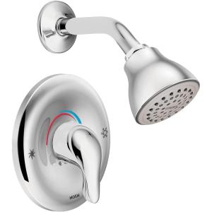 Moen Chateau Chrome Single Handle Posi-Temp Shower Faucet, Valve Included, L2352(.5)