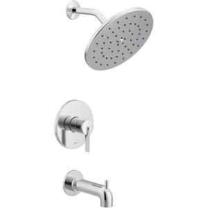 Moen Cia Brushed Gold M-CORE 3-Series 1-Handle Tub and Shower Trim Kit, Valve Required, UT3363BG(Chrome)