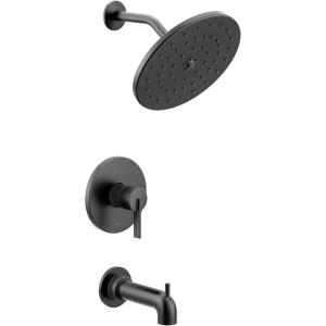 Moen Cia Brushed Gold M-CORE 3-Series 1-Handle Tub and Shower Trim Kit, Valve Required, UT3363BG(Matte Black)